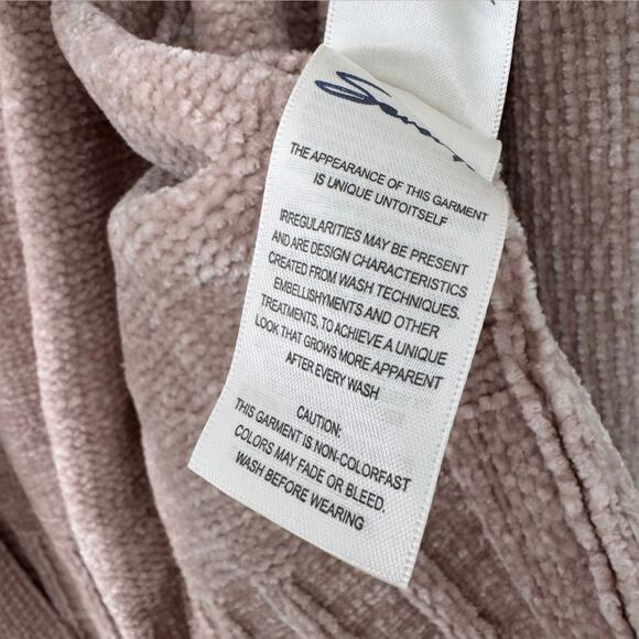 Seven7 Blush Soft Velvet Long Sleeve Cardigan Size Medium - Picture 6 of 6
